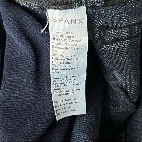 SPANX Mama Ankle Maternity Jean-ish Leggings Size M Stretch Denim - Picture 6 of 6